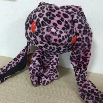 새상품 범용 토끼 척스GP 봉제 인형 ver.2.0 레오파드 무늬 핑크