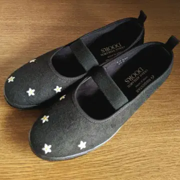 MoonStar URBAN RESEARCH DOORS 자수 플랫 신발