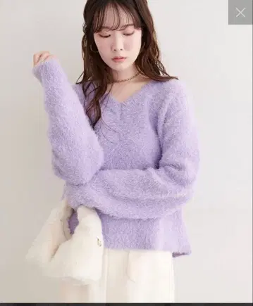 내추럴 꾸뛰르 니트 라벤더