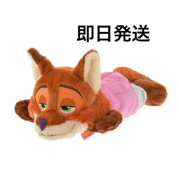 디즈니 스토어 주토피아 닉 와일드 봉제 인형 펜 케이스