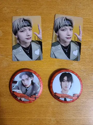 2025 FNC KINGDOM N.Flying 캔 배지+트레이딩 카드