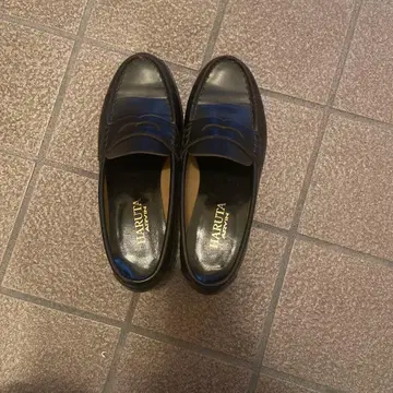 HARUTA 블랙 로퍼 24.5cm