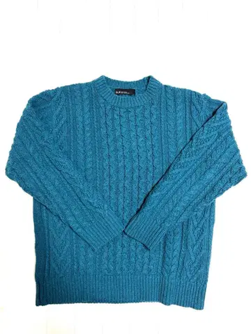 그린 라벨 릴랙싱 아란 크루넥 니트 M 사이즈