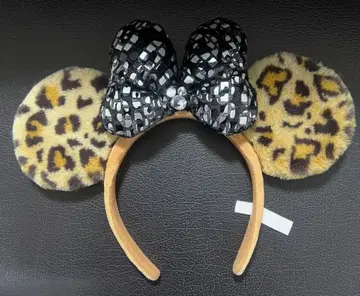 디즈니 미니 레오파드 무늬 머리띠