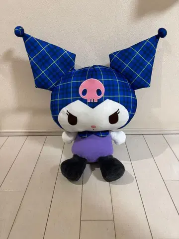 라우완 한정판 쿠로미 체크 x 체크 인형 GJ BIG 봉제 인형