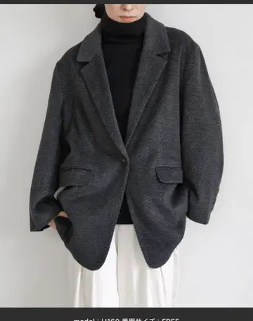 셀렉트모카 멜란지 오버사이즈 테일러드 자켓