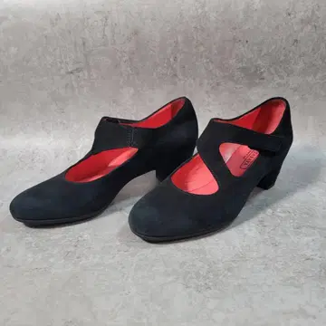 [새상품급] FUTABAYA 후타바야 이탈리아제 스웨이드 펌프스 23.0