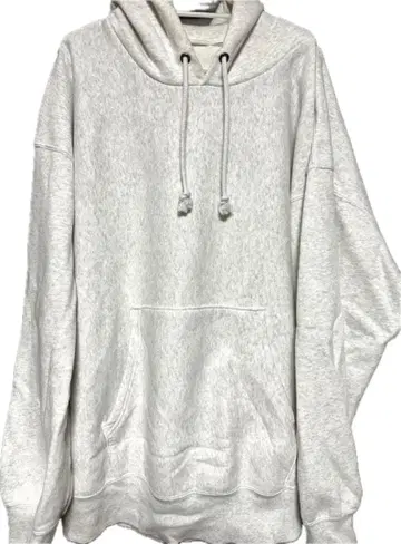 GU 지유 헤비 웨이트 후드 맨투맨 빅 사이즈 3XL 화이트