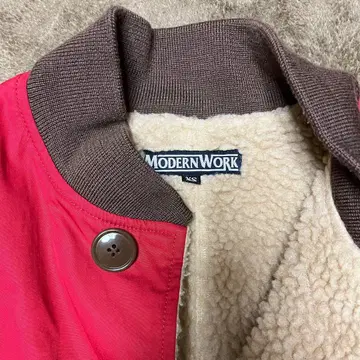 modern work 아우터 레드 계열 코트 (beams boy 콜라보)