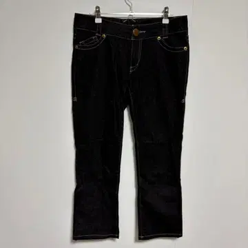 다나 카란 뉴욕 여성용 블랙 스키니 데님 팬츠