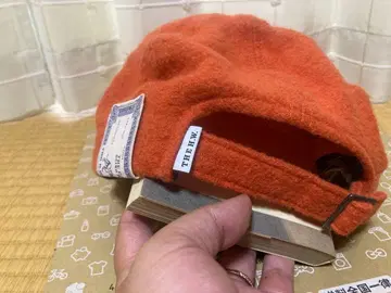 THE H.W. 울 헌팅캡 오렌지