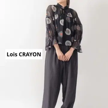 로이스크레용 플라워 일리 블라우스