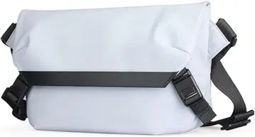 메신저 백 라이트 그레이 숄더 바디백 사선 크로스