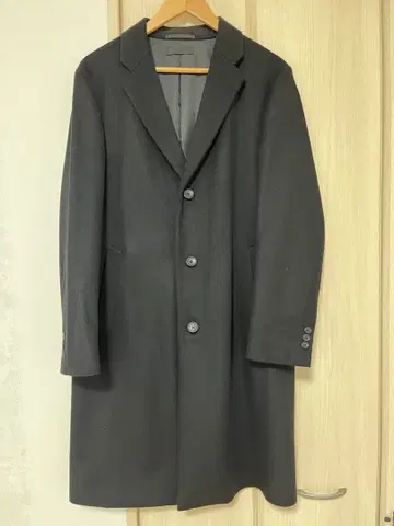 유니클로 울 캐시미어 체스터 코트