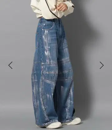 PAGEBOY Anui 메탈릭 바이커 데님