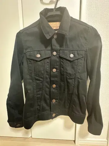 EDWIN 블랙 데님 자켓