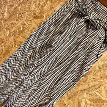 AE9360 ZARA 이지 팬츠 베이지 체크 여성용 28