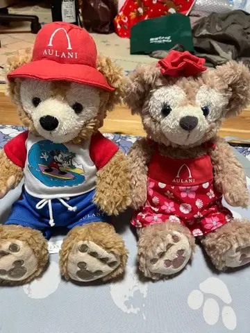 더피&셰리메이 봉제 인형 하와이 아우라니 한정판