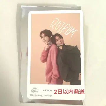 ROIROM 2025 홀리데이 컬렉션 사인 포함 카드