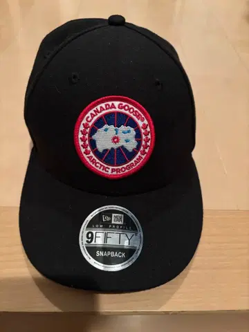 Canada Goose 9FIFTY 스냅백 캡 블랙