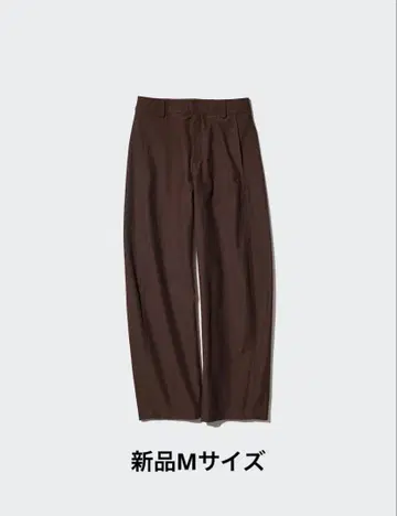 저지 배럴 레그 팬츠 브라운 M 사이즈