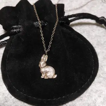 호보니치 타이니 크라운 토끼 펜던트 실버 925 토끼 은