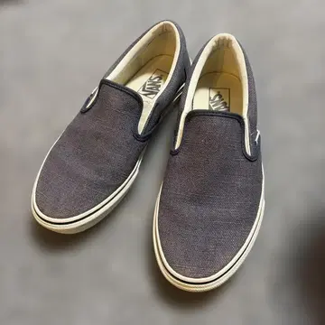 VANS V98CF HMP 네이비/화이트 네이비 슬립온