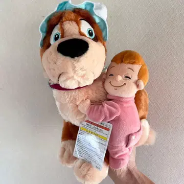 디즈니랜드 피터팬 나나&마이클 봉제 인형