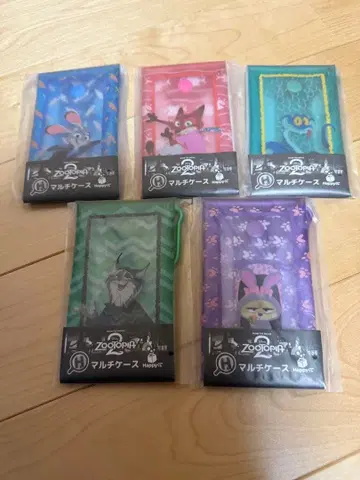 해피 복권 Happy 복권 주토피아2 H상 멀티 케이스 5개 세트