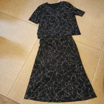 미젤 미젤 기하학 셋업 2피스 수트 포멀 오케이션