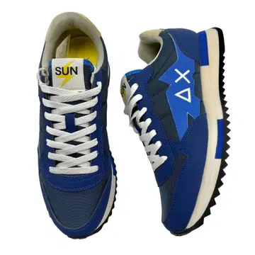 정가 24만엔 새상품 SUN 68 로우컷 스니커즈 블루 Z120-80