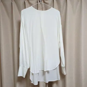 PASSIONE 미사용품 화이트 긴팔 셔츠 버튼 포함