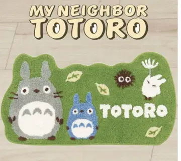 25일까지 세일 지브리 토토로 고양이 버스 악센트 매트 2장 세트 새상품