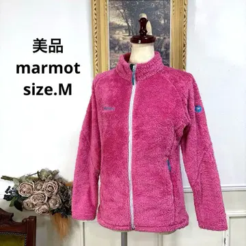 55 새상품급 marmot 플리스 자켓 핑크 몽벨 컬럼비아