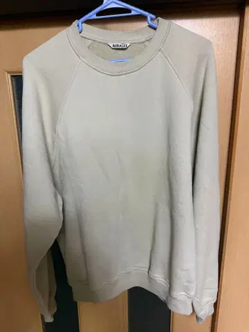 AURALEE SMOOTH SOFT BD SWEAT P/O 사이즈 5