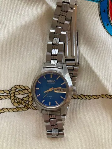 SEIKO 자동 와인딩 손목시계 파랑 다이얼