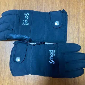 Schott 방한 장갑 블랙 S 사이즈