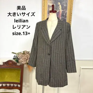 79 새상품급 빅 사이즈 leilian 레리안 울 코트