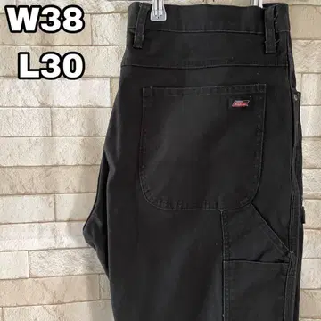 디키즈 페인터 팬츠 케냐 자수 로고 블랙 38 x 30