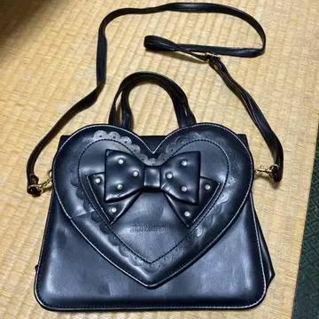 BABY, THE STARS SHINE BRIGHT 하트형 숄더백