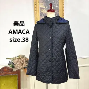 71 새상품급 AMACA 퀼팅 코트
