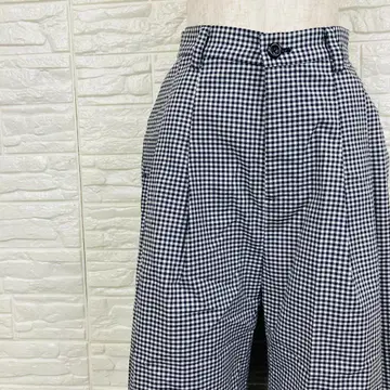 투 비 바이 에네스베 가우초 팬츠 S 깅엄 체크 [ 2743-29