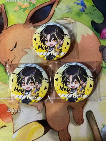 아키라라이토 라이토 무도관 비쥬 데포 캔뱃지 3개