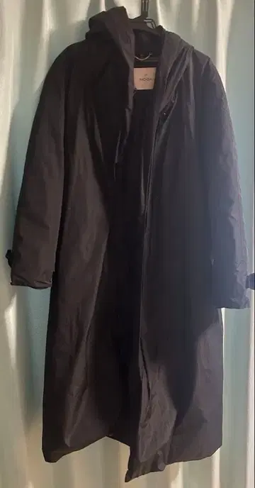 MOGA 블랙 롱 코트 다운 자켓 (L~LL 사이즈)