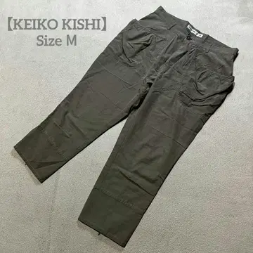 [케이코키시] 캐주얼 팬츠 앵클 기장 테이퍼드 일본제 노슈
