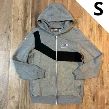 PUMA BMW motorsport 풀 집업 후드 맨투맨 S