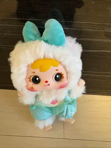 토끼 후드 인형 키링 포함