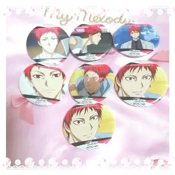 아카시 아카시 세이쥬로 최애 캐릭터 캔뱃지 컬렉션 쿠로코의 농구 쿠로바스