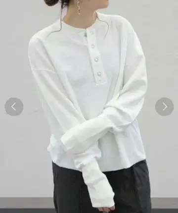 [ 새상품급 ] THE SHINZONE 와플 헨리넥 풀오버