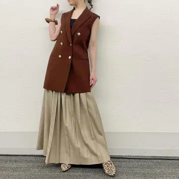 CINOH 치노 DOESKIN W BUTTON GILLET 베스트